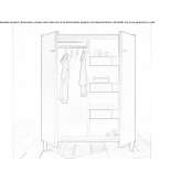Low wooden wardrobe Scillato