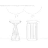 Freestanding round washbasin Crespia