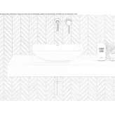 Resin Stone single countertop washbasin Gugging