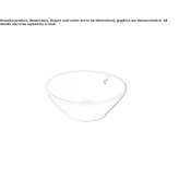 Round countertop washbasin with overflow Novy