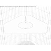 Pietraluce® corner wall washbasin Sursk
