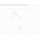 Pietraluce® wall-mounted washbasin Soye