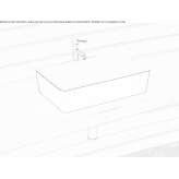 Pietraluce® countertop washbasin Arancay