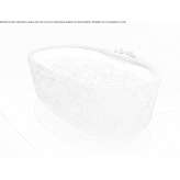 Oval marble bathtub Bacioiu