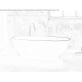 Freestanding oval Velluto® bathtub Almenar
