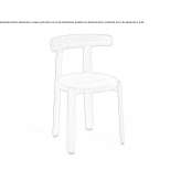 Ash chair Barcis
