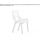 Fabric chair Gruta