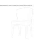 Fabric chair Rucandio