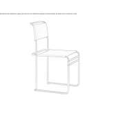 Base chair on sled Forres