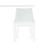 Fabric chair with fire-resistant padding Lowdham