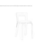 Wooden chair Melan