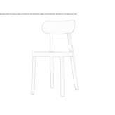 Wooden chair Pijao