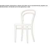 Wooden chair with molded plywood seat Rocroi