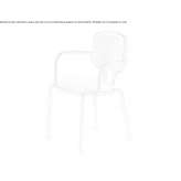 Fabric chair with armrests Lilieci