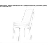 Leather chair with integrated cushion Karalat