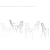 Beech chair with high backrest Hude