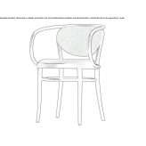 Chair with armrests Antigo