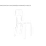 Wooden chair Melan