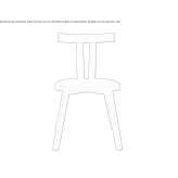Wooden chair Propata