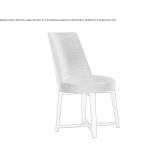 Chair upholstered with fabric Erkoklu