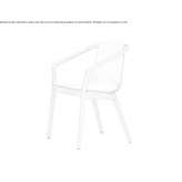 Leather chair with armrests Rethem