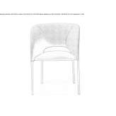Upholstered chair with armrests Codorniz