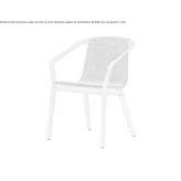 Fabric chair with armrests Rethem