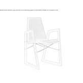 A chair based on a sled with armrests Campins