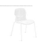 Upholstered fabric chair that can be stacked Pulle