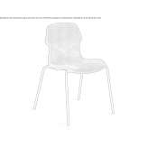 Upholstered fabric chair that can be stacked Pulle