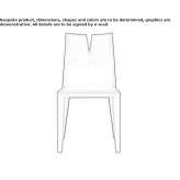 Chair upholstered with tanned leather Ludasi