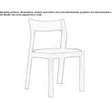 Walnut chair with integrated cushion Maaseik
