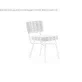 Krzesło tapicerowane tkaniną Turiisk