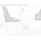 Chair upholstered with fabric Acos