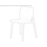 Stackable oak chair Cocorote