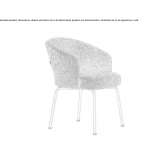 Upholstered chair with armrests Orsay