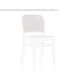 Chair made of beech and woven cane Gohlis