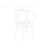 Beech chair with armrests Figueiro