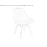 Fabric chair Cabras