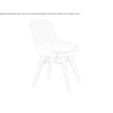 Leather chair Cabras
