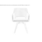 Fabric chair with armrests Bannio