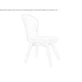 Leather chair Bannio