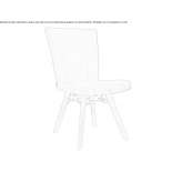 Chair upholstered with fabric Quiaca