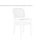 Upholstered beech chair Gohlis