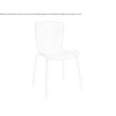 Polypropylene chair Zmigrod