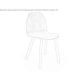 Wooden veneer chair Magureni
