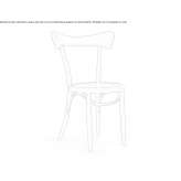 Wooden chair Highton