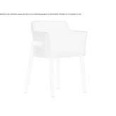 Chair upholstered in fabric with armrests Tranmere