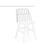 Chair made of steel and wood Cavriana
