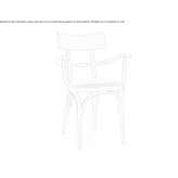 Beech chair with integrated cushion Kevsala